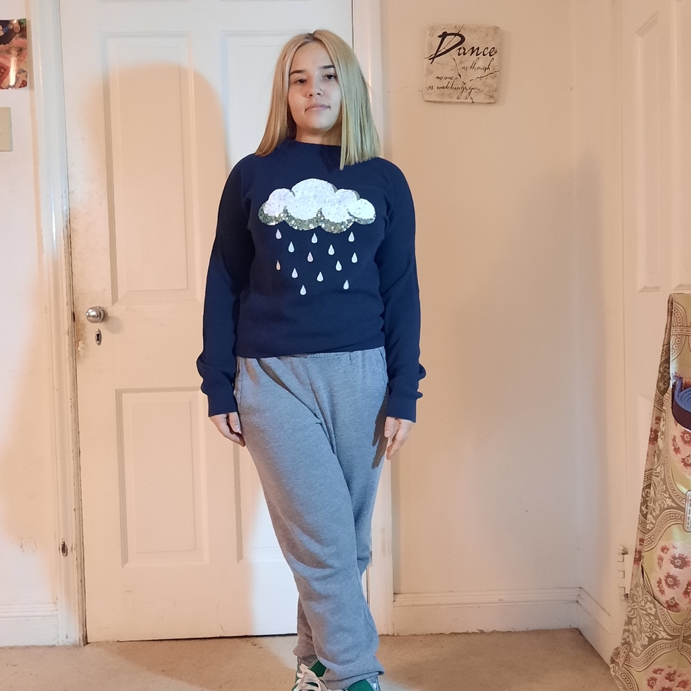 Divided Raincloud Sweater - Picture 3 of 8
